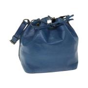 Pre-owned Leather louis-vuitton-bags Louis Vuitton Vintage , Blue , Da...