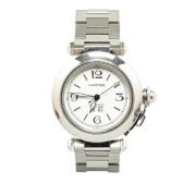 Pre-owned Metal watches Cartier Vintage , Gray , Dames