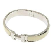 Pre-owned Metal bracelets Hermès Vintage , Gray , Dames