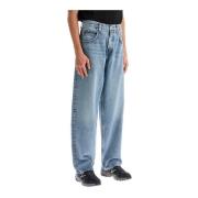 Baggy Tapered Fusion Wassen Jeans Agolde , Blue , Heren