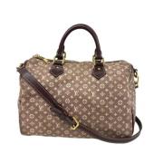 Pre-owned Canvas handbags Louis Vuitton Vintage , Brown , Dames