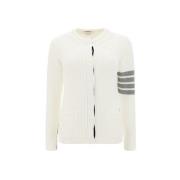 Stijlvolle Cardigan voor Heren Thom Browne , White , Dames