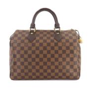 Pre-owned Canvas handbags Louis Vuitton Vintage , Brown , Dames