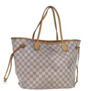 Pre-owned Canvas shoulder-bags Louis Vuitton Vintage , White , Dames