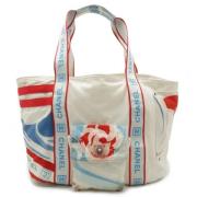 Pre-owned Canvas totes Chanel Vintage , Blue , Dames