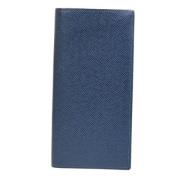 Pre-owned Leather wallets Louis Vuitton Vintage , Blue , Dames