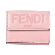 Pre-owned Leather wallets Fendi Vintage , Pink , Dames