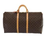 Pre-owned Canvas handbags Louis Vuitton Vintage , Brown , Dames