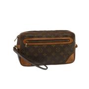 Pre-owned Canvas louis-vuitton-bags Louis Vuitton Vintage , Brown , Da...