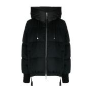 Down Jackets Duno , Black , Dames