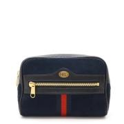 Pre-owned Leather gucci-bags Gucci Vintage , Blue , Dames