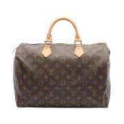 Pre-owned Canvas handbags Louis Vuitton Vintage , Brown , Dames