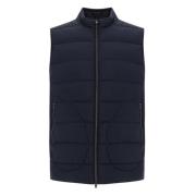 Zwarte Gewatteerde Vest Herno , Black , Heren