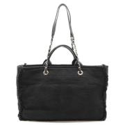 Pre-owned Canvas totes Chanel Vintage , Black , Dames