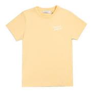 Casual Katoenen T-shirt Maison Kitsuné , Orange , Heren