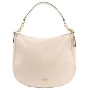 Pre-owned Leather handbags Coach Pre-owned , White , Dames