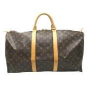 Pre-owned Canvas handbags Louis Vuitton Vintage , Brown , Dames