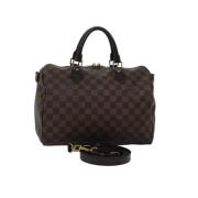 Pre-owned Canvas handbags Louis Vuitton Vintage , Brown , Dames