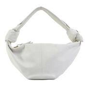 Pre-owned Leather handbags Bottega Veneta Vintage , White , Dames