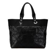 Pre-owned Canvas chanel-bags Chanel Vintage , Black , Dames