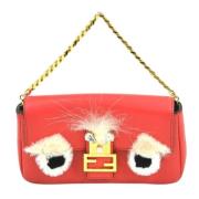 Pre-owned Leather fendi-bags Fendi Vintage , Red , Dames