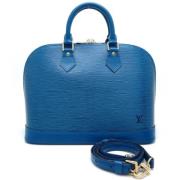 Pre-owned Fabric louis-vuitton-bags Louis Vuitton Vintage , Blue , Dam...