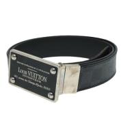 Pre-owned Canvas belts Louis Vuitton Vintage , Black , Dames