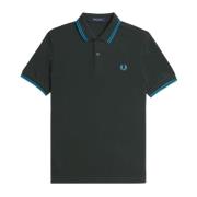 Twin Tipped Polo Night Green Fred Perry , Green , Heren