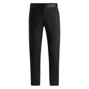 Zwarte Casual Broek Hugo Boss , Black , Heren