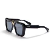 V-Light Gold Zonnebril in Zwart Valentino , Black , Unisex