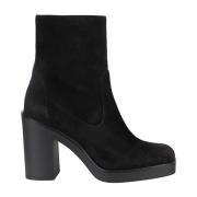 Zip Bootie voor vrouwen Stuart Weitzman , Black , Dames