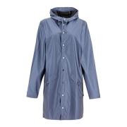 Lang Waterdicht Regenjack Rains , Blue , Dames