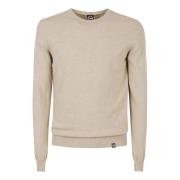 Beige Sweaters met Wol Kraag Colmar , Beige , Heren