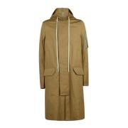 Stijlvolle Parka Jas voor Mannen Rick Owens , Beige , Heren