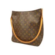 Pre-owned Canvas handbags Louis Vuitton Vintage , Brown , Dames