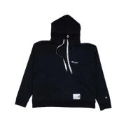 Zwarte Geborduurde Logo Hoodie Mihara Yasuhiro , Black , Heren