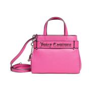 Fuchsia Dubbele Handvat Eco-Leren Tas Juicy Couture , Pink , Dames