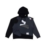 Zwarte hoodie met trekkoord capuchon Mihara Yasuhiro , Black , Heren