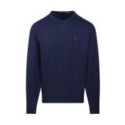 Langemouw Gebreide Kleding Ralph Lauren , Blue , Heren