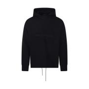 Zwarte hoodie sweatshirt Emporio Armani , Black , Heren