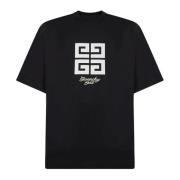 Zwarte T-shirts & Polo's voor Mannen Givenchy , Black , Heren