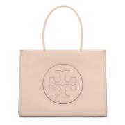 Veganistische leren tote tas met handvatten Tory Burch , Beige , Dames