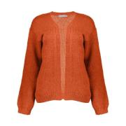 Basis Cardigan Vest Geisha , Orange , Dames