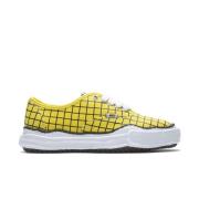 Gele Canvas Check Sneaker OG Sole Mihara Yasuhiro , Yellow , Heren