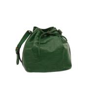 Pre-owned Leather louis-vuitton-bags Louis Vuitton Vintage , Green , D...