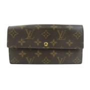 Pre-owned Canvas wallets Louis Vuitton Vintage , Brown , Dames