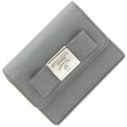 Pre-owned Leather wallets Prada Vintage , Gray , Dames