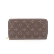 Pre-owned Leather wallets Louis Vuitton Vintage , Brown , Dames