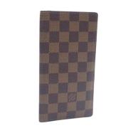 Pre-owned Canvas wallets Louis Vuitton Vintage , Brown , Dames