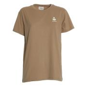 Khaki Katoenen T-Shirt Stijlvolle Tee Isabel Marant Étoile , Brown , D...